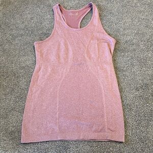 Zyia‎ active tank top womens medium pink stretch activewear racerback yoga